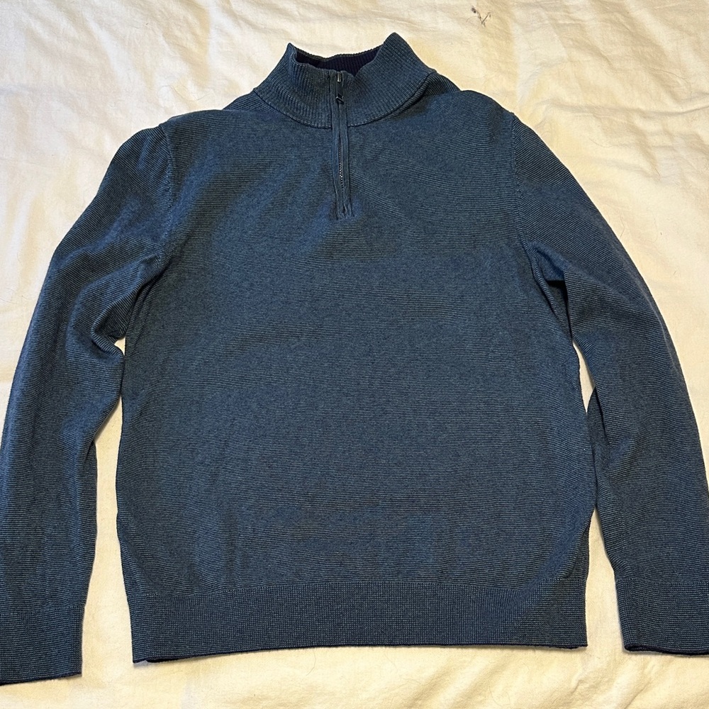 Bonobos Men's Washable Cotton Cashmere Zip-Up Sweater